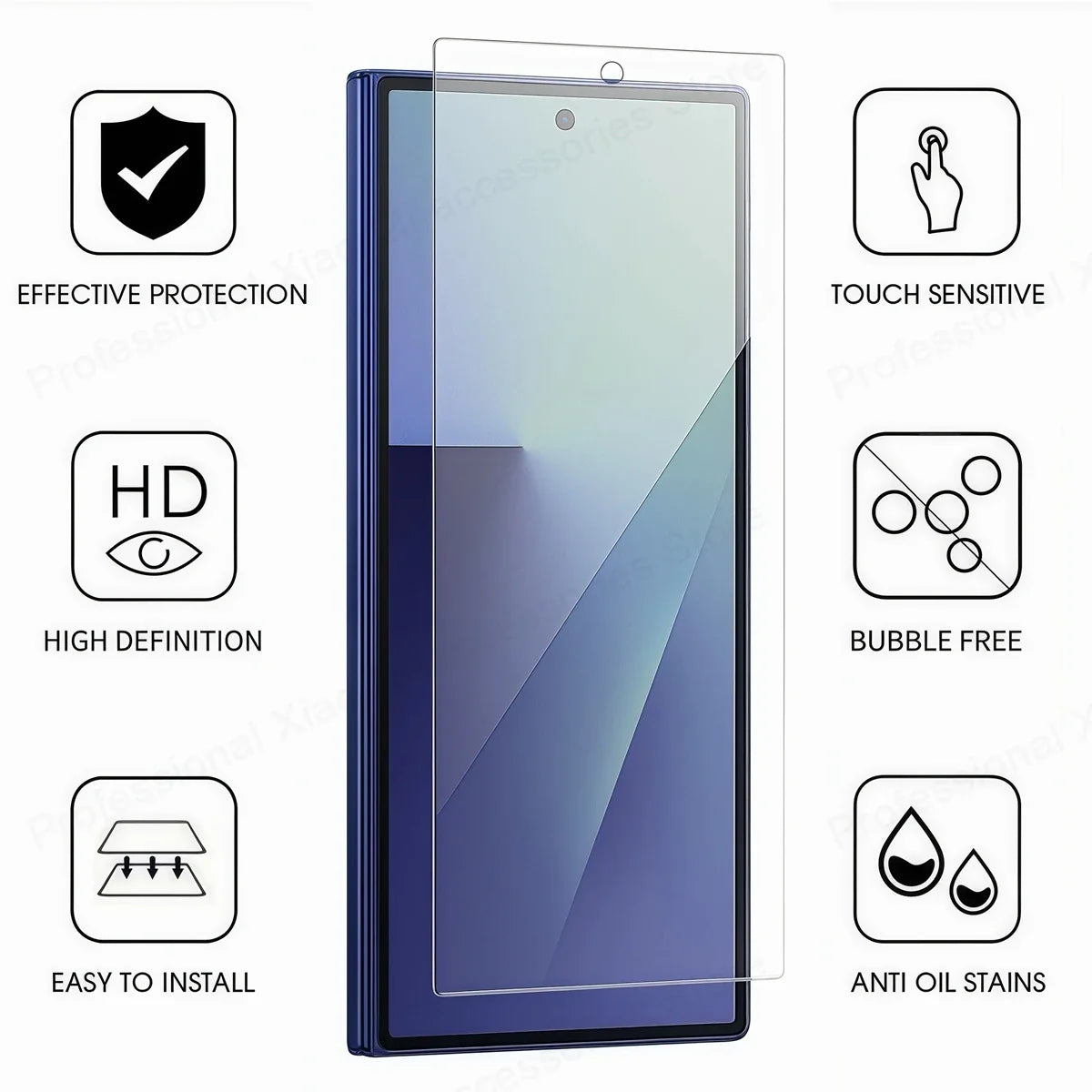 CrystalGuard 6-in-1 Tempered Glass Screen Protector Set for Galaxy Z Fold Series